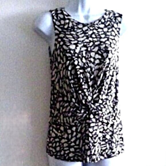 Simply Vera / Vera Wang Top 100% Rayon Front Wrap Knot Detail Stretch EUC! Sz XS - Picture 1 of 6
